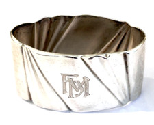 1 Serviettenring 800er Silber