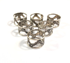  6 kleine Serviettenringe