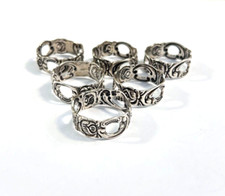 6 kleine Serviettenringe WMF